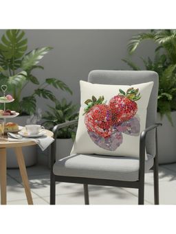 CASA INDIA - The Mosaic Berry Cushion Cover (16x16 Inches)