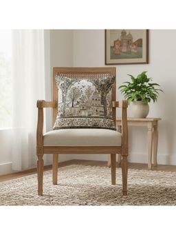 CASA INDIA - The Mughal Courtyard Cushion Cover (16x16 Inches)