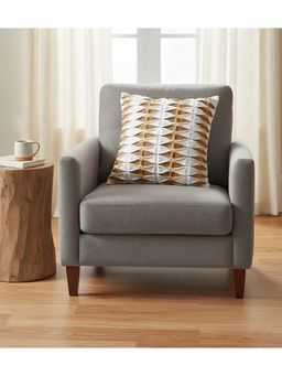 CASA INDIA - Modern Geometry Cushion Cover (16x16 Inches)