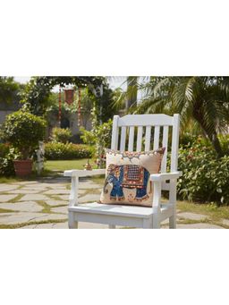 CASA INDIA - Colourful Trunk Dreams Cushion Cover (16x16 Inches)
