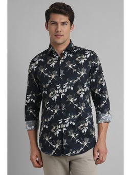 Simon Carter - Black Casual Printed Shirt