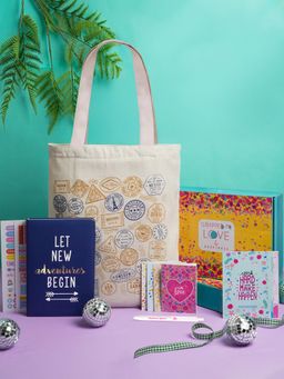 Doodle Collection - White 6-In-1 Gift Set