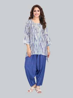 SANAA - Women Purple Printed Pure Viscose Co-ord Set