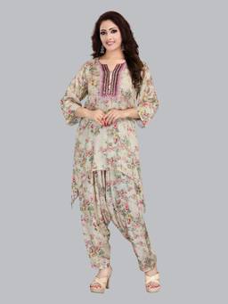SANAA - Women Ivory Printed Pure Viscose Co-ord Set