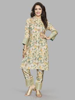 SANAA - Women Sea Green Printed Pure Viscose Co-ord Set