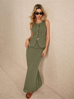 Fnocks - Green Women Co-Ord Set