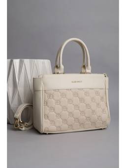Allen Solly - Women Beige Casual Handbag with Detachable Strap