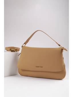 Allen Solly - Women Brown Casual Handbag with Detachable Strap