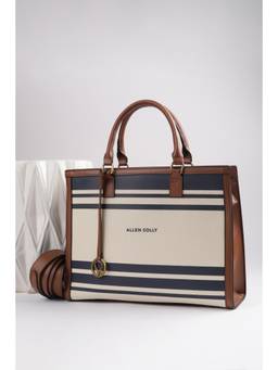 Allen Solly - Women Beige Casual Shoulder Bag with Detachable Strap