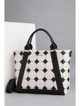 Allen Solly - Women Black Formal Shoulder Bag with Detachable Strap