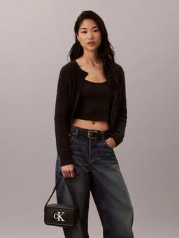 Calvin Klein - Logo Black Pu Sling Bag