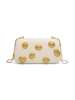 Akiki London - Women Dorset Frame Clutch (White)