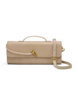 Akiki London - Women Derby Clutch With Detachable Strap (Beige)