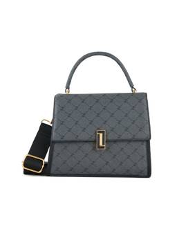 Lavie Paris - Women's Mono Marcel Flap Satchel With Detachable Strap (Grey)
