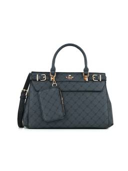 Lavie Paris - Women's Mono Cecile Satchel With Detachable Strap And Mini Pouch (Charcoal)