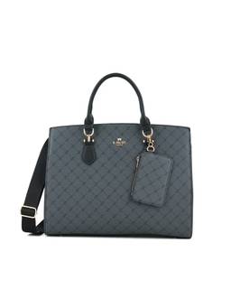 Lavie Paris - Women's Mono Elea Handbag With Detachable Strap (Charcoal)