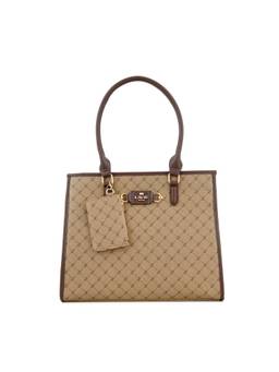 Lavie Paris - Women's Mono Melanie Pro Shoulder Bag With Mini Pouch (Beige)