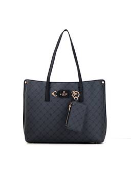 Lavie Paris - Women's Mono Melanie Shoulder Bag With Mini Pouch (Grey)