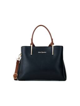 Lavie Signature - Arden 3C Women's Satchel With Detachable Strap (Black)