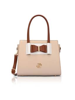 Lavie Signature - Woman'S Louisana26 Satchel With Detachable Strap (Beige)