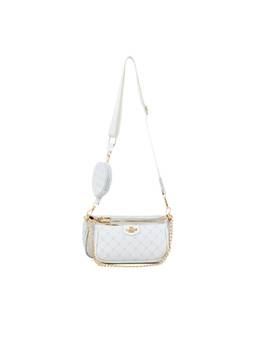 Lavie Paris - Women's Mono Alfie Sling Bag With Detachable Strap (White)