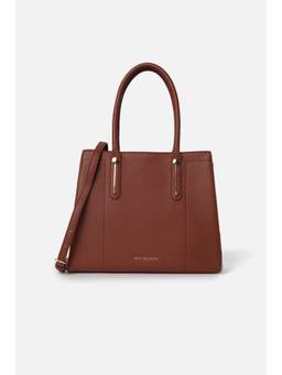 Van Heusen - Women Brown Textured Shoulder Bag with Detachable Strap