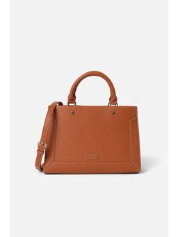 Van Heusen - Women Tan Textured Casual Handbag with Detachable Strap
