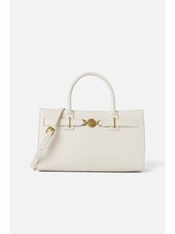 Van Heusen - Women White Solid Casual Handbag with Detachable Strap