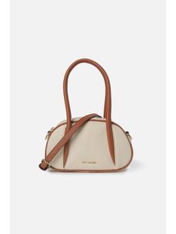 Van Heusen - Women Beige Textured Casual Shoulder Bag