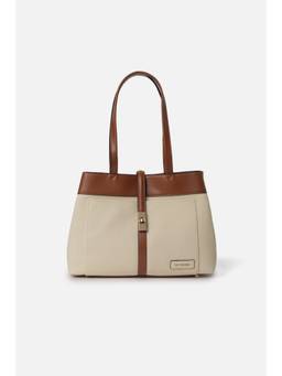 Van Heusen - Women Beige Patterned Casual Shoulder Bag