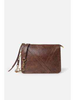 Van Heusen - Women Brown Textured Casual Sling Bag