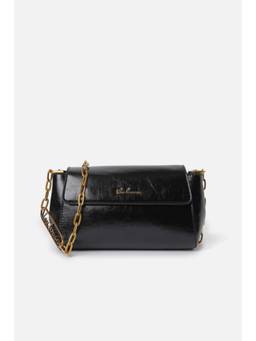 Van Heusen - Women Black Textured Casual Sling Bag
