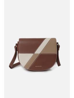 Van Heusen - Women Brown Patterned Casual Sling Bag