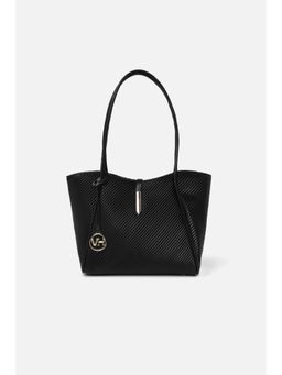 Van Heusen - Women Black Textured Casual Shoulder Bag