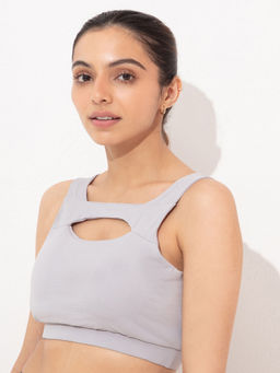 Kica - High Impact Sports Bra With Removable Padding and a High Neck for Gym