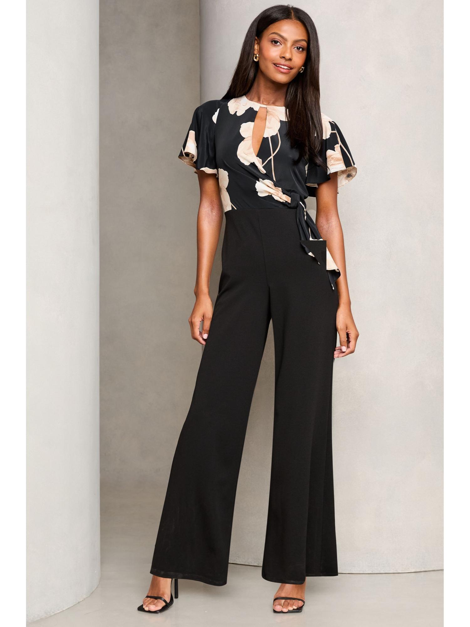 lipsy 2 in 1 Flutter Sleeve Jumpsuit-picture-42