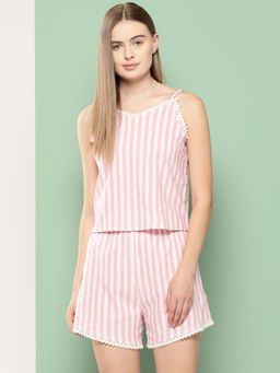 BROOWL - Women'S Pink Co-Ord Set (Set of 2)