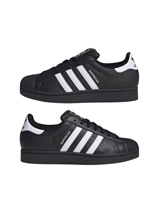 adidas Originals SUPERSTAR II Men Black White Training Shoes