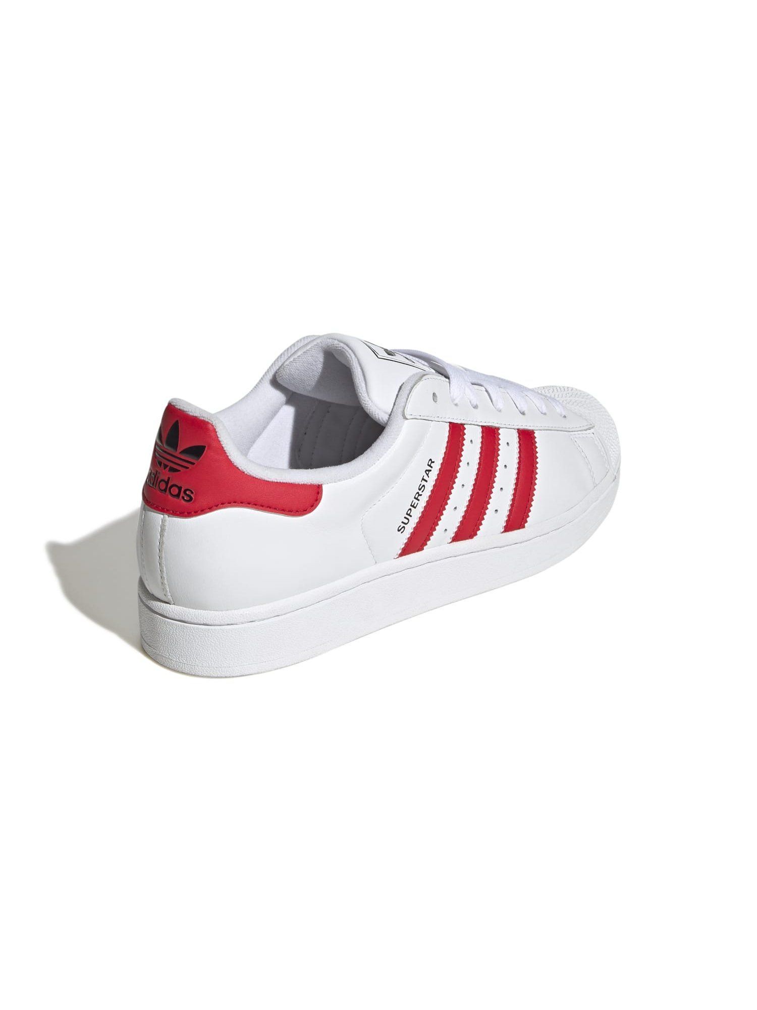 Buy adidas Originals SUPERSTAR II Men White & Red Training Shoes