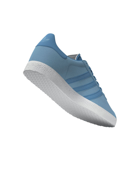 adidas gazelle silver green womens Motion Sneaker in Grey/Blue