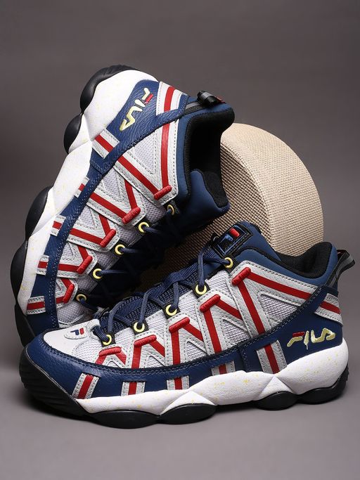 FILA Men Blue Stackhouse Spaghetti Sneakers