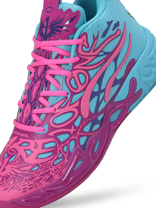 Buy Puma DIP Unisex Pink Blue Basketball Shoes (UK 4) Online