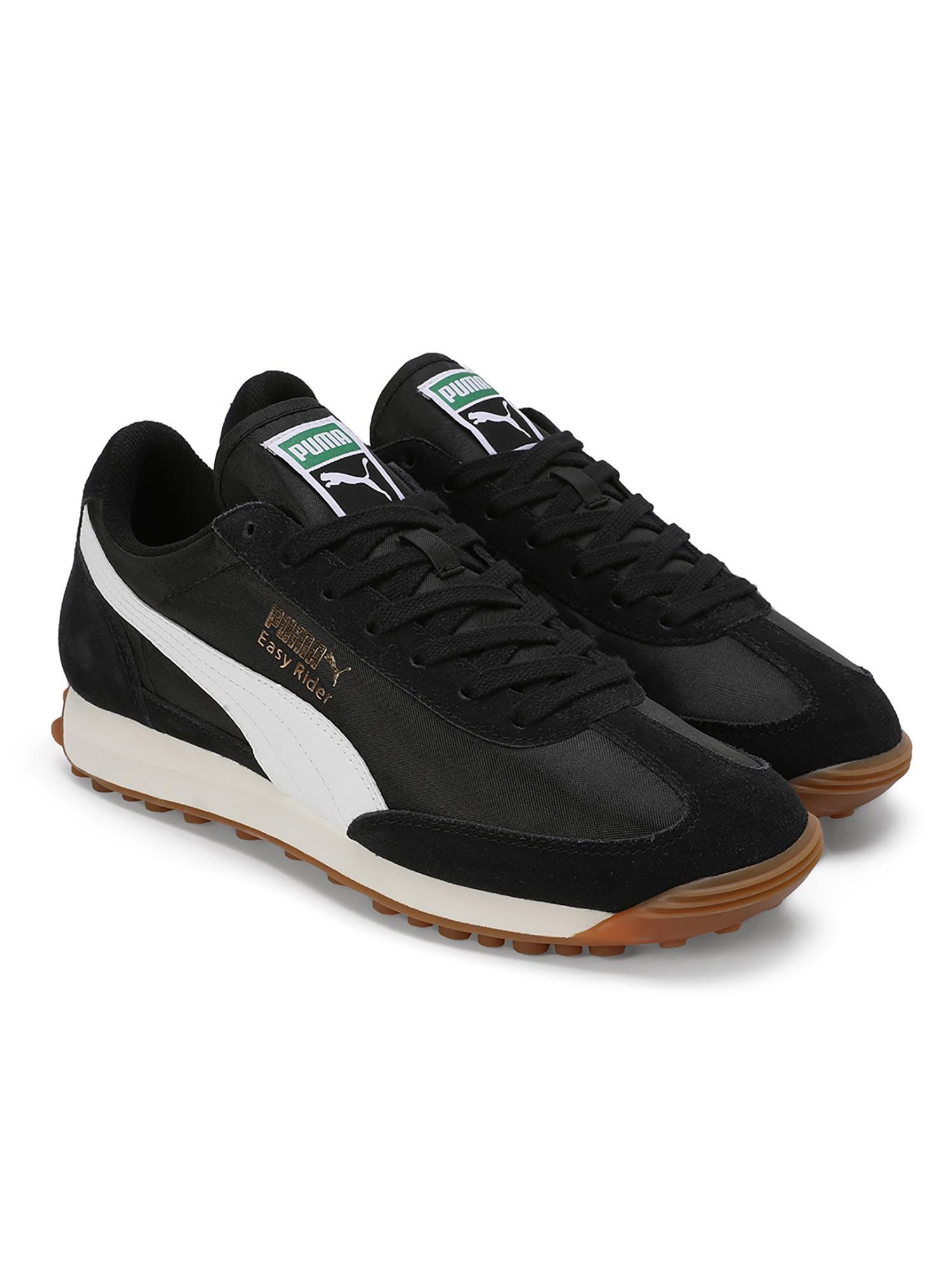 Buy Puma Easy Rider Vintage Unisex Black Sneakers (UK 3) Online