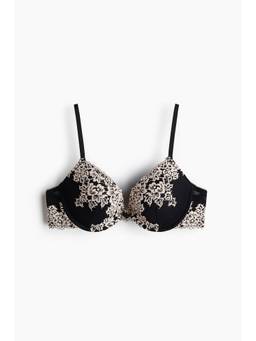 H&M - Women Black Lace Push-Up Bra