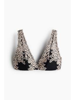 H&M - Women Black Padded Soft Lace Bra