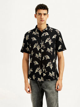 Levi's - Men Black Floral Slim Fit Shirt