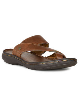 Bata - Men Brown Slip On Flipflops