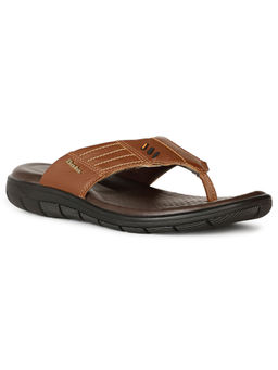 Bata - Men Brown Slip On Flipflops