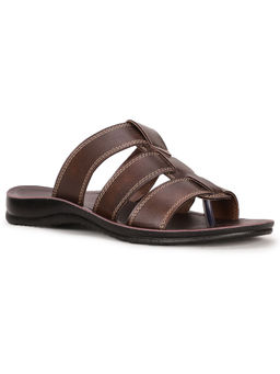 Bata - Men Brown Slip On Flipflops