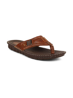 Bata - Men Brown Slip On Flipflops